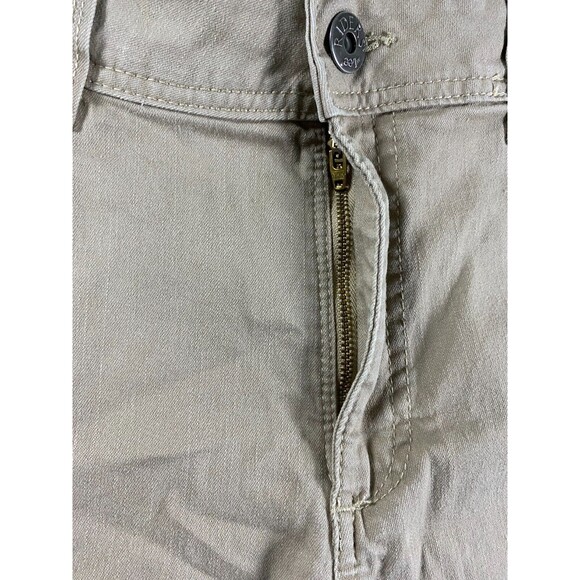 Lee Riders Bootcut Jeans‎ Women's 18 M Beige Denim Cotton Stretch 5-Pockets Zip - Picture 3 of 15